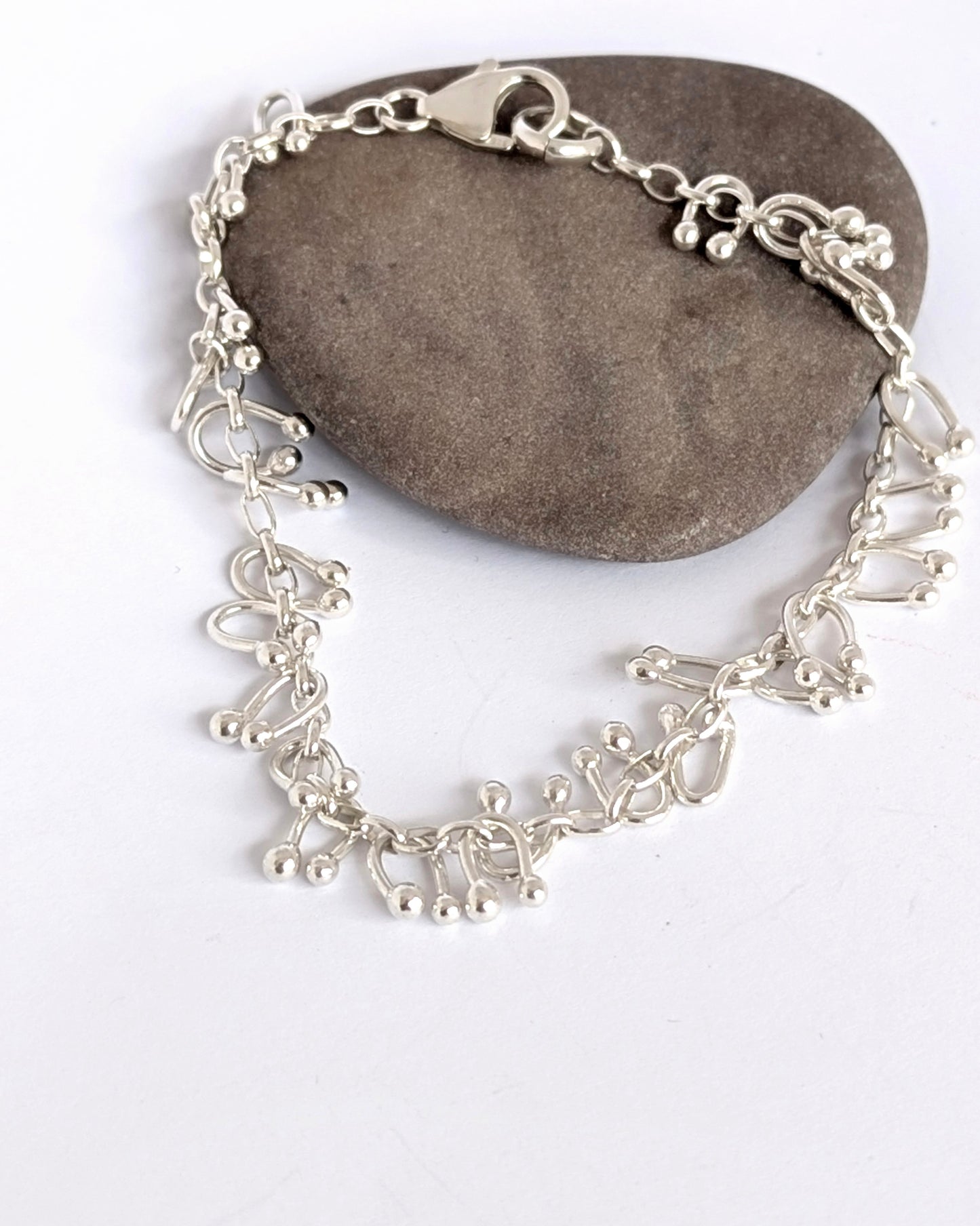 Fine & Sterling Silver Kinetic Bracelet