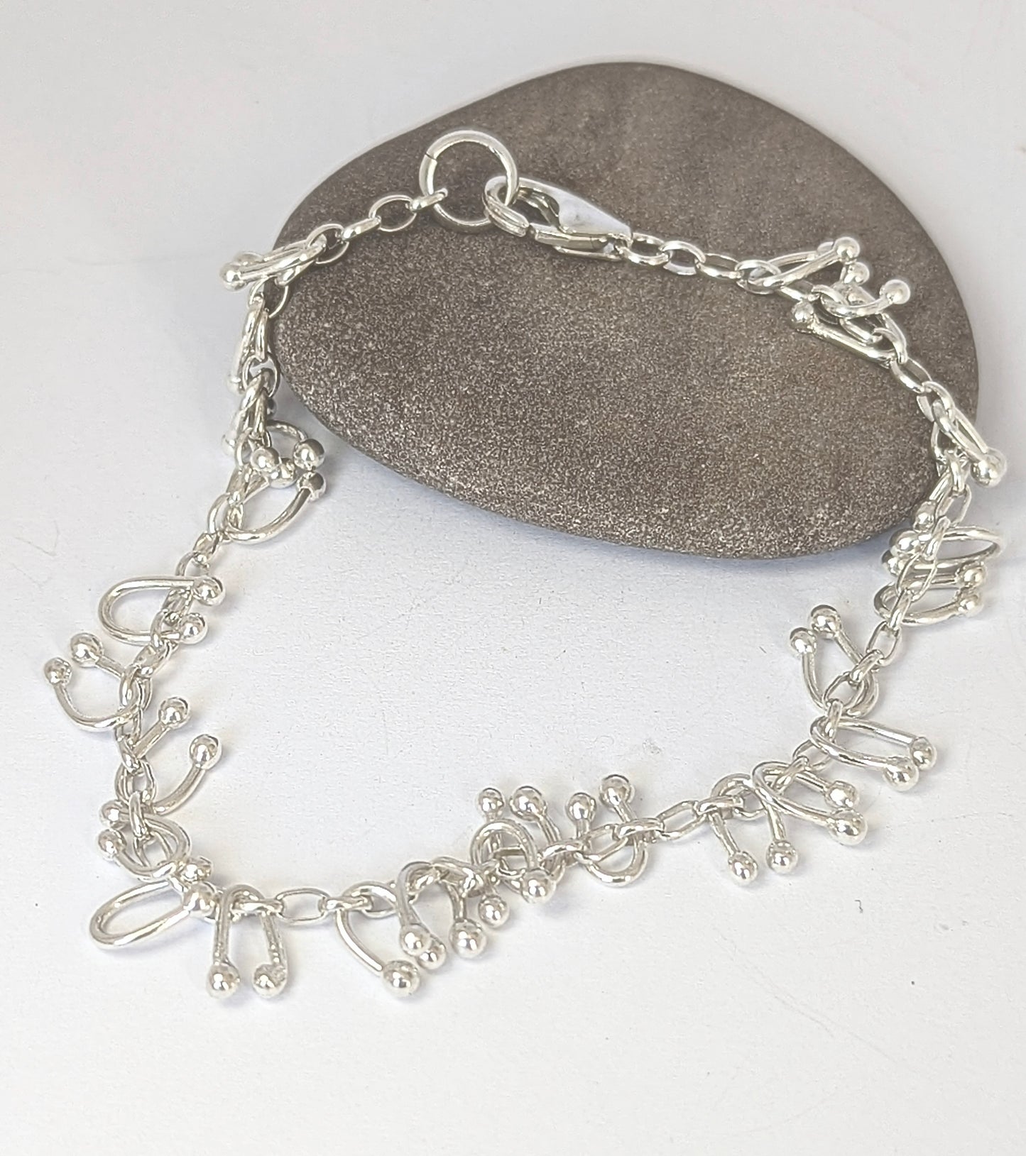 Fine & Sterling Silver Kinetic Bracelet
