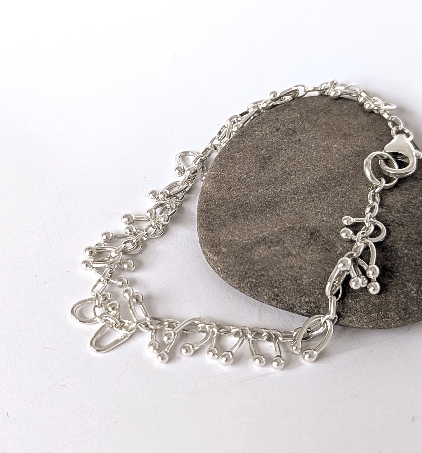 Fine & Sterling Silver Kinetic Bracelet